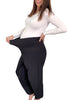 Pregnancy Bamboo Long Sleeve Top & Cross Fold Pants Set