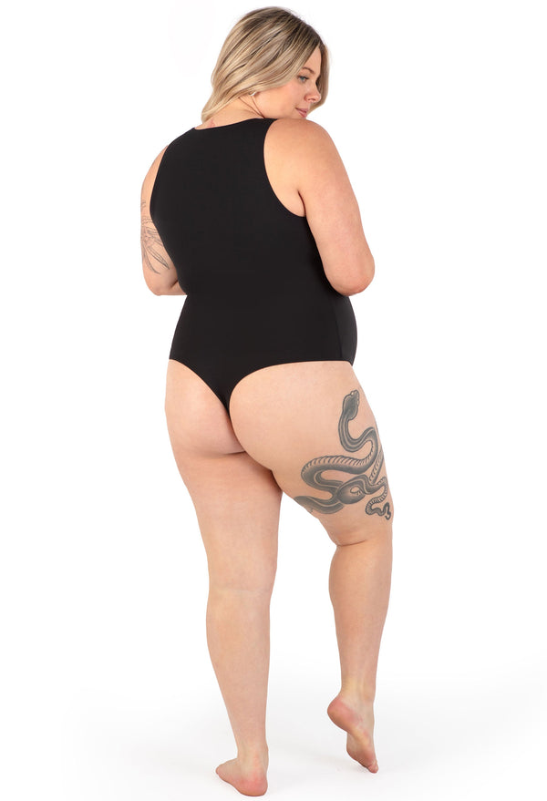 Maternity High Neck Bodysuit G-String | ButterFit
