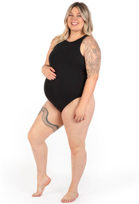 Maternity High Neck Bodysuit G-String | ButterFit