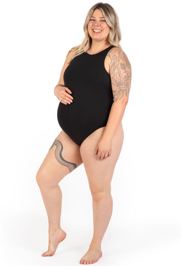 Maternity High Neck Bodysuit G-String | ButterFit