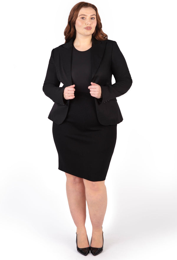 Plus Size Long Sleeve Bodysuit G-String | ButterFit