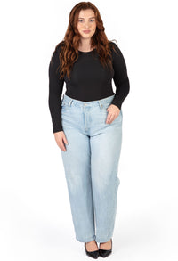 Plus Size Long Sleeve Bodysuit G-String | ButterFit