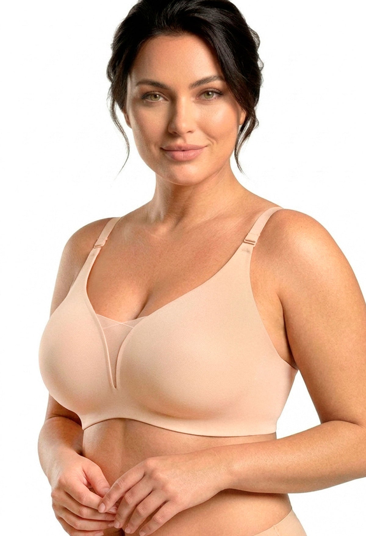 Invisible Comfort Bra with Fixed Cups | Wirefree Bras | B Free – B Free ...