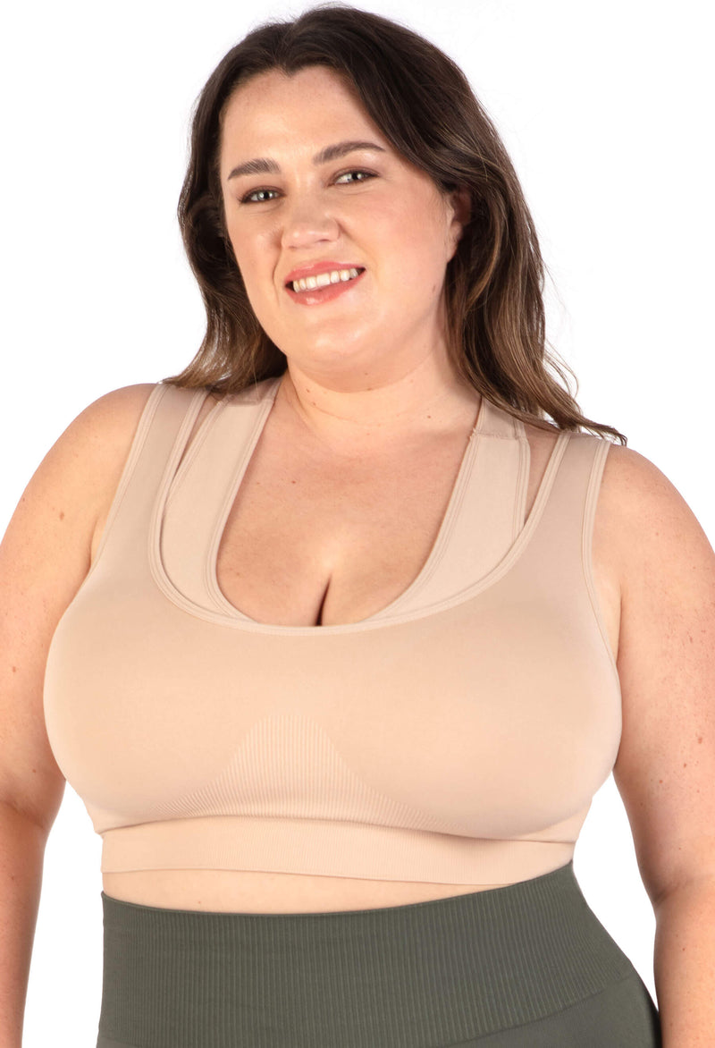 Sports Bra - Triple-layer Support Racer