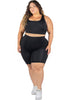 High Waisted Midi Biker Shorts (Lint & Pet Hair Resistant) - 2 PACK