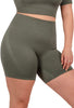 Seamless High Waist Midi Biker Shorts - 3 Pack