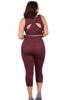 Seamless High Waist 3/4 Capri Leggings - 2 Pack