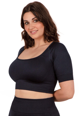 Sports bra - Long Line with a Mesh Racer Back