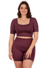 Seamless High Waist Midi Biker Shorts - 3 Pack