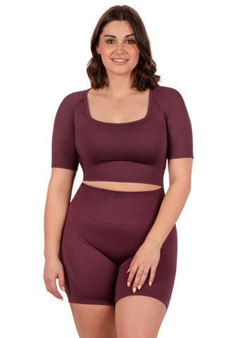 Sports bra - Long Line with a Mesh Racer Back