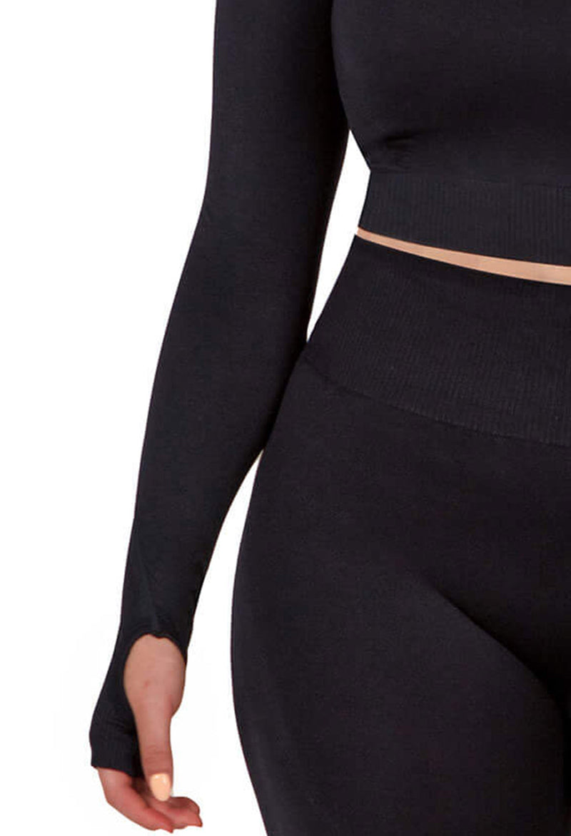 Seamless Long Sleeve Crop Top