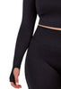 Seamless Long Sleeve Crop Top