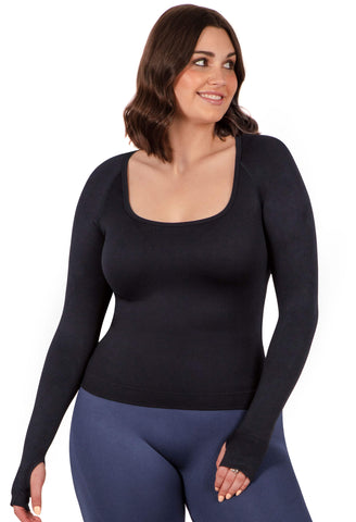 Sports bra - Long Line with a Mesh Racer Back