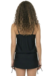 Draped One-Piece Magic Swimsuit