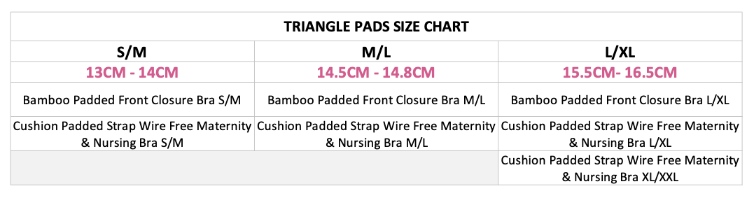 Triangle Bra Pads – B Free Australia