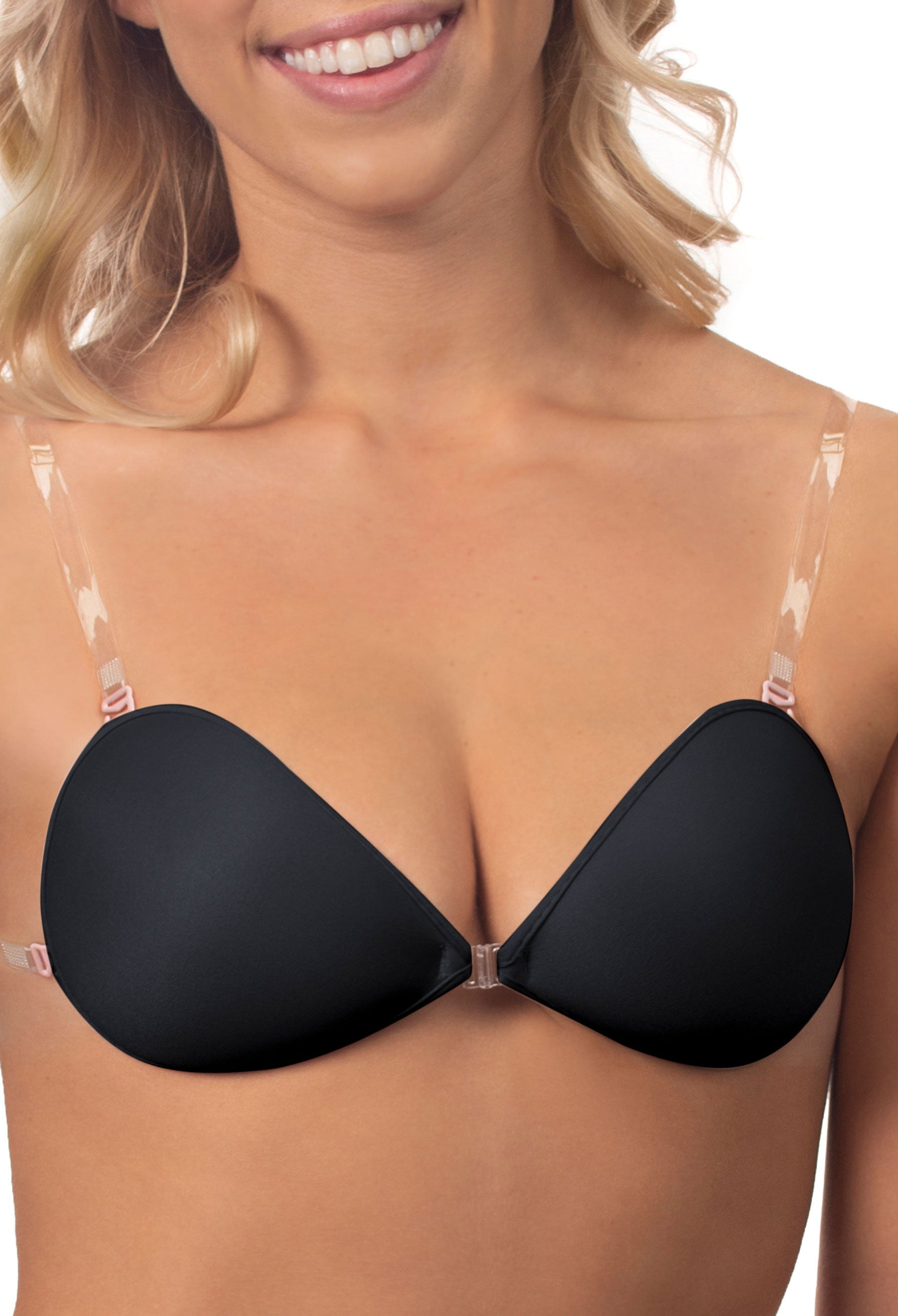 Turn a strapped bra into a strapless one