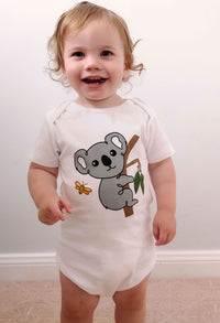 100% Organic Cotton Set - Short Sleeve Baby Bodysuit and Baby Pants | SAVE $10