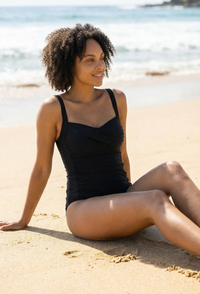 Ruched Bust Tankini Swim Top