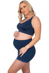 Maternity Anti Chafing High Rise Petite Cotton Rich Shorts - 3 Pack
