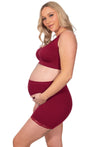 Maternity Anti Chafing High Rise Petite Cotton Rich Shorts - 3 Pack
