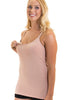 Bamboo Nursing Camisole with Built-In Bra - Fancy 3 Pack