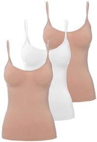 Curvy Bamboo Camisole 3 Pack