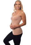 Sustainable black and white singlet for women