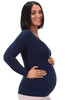Maternity Bamboo Long Sleeve Top - 3 Pack