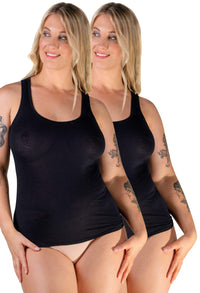 Superfine﻿ 100% Cotton Tank Top - 2 Pack﻿