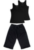 100% Cotton 3/4 Pant and Tank Tops Lounge Set