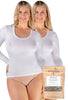 100% Cotton Long Sleeve Top 2 Pack + Menopause Relief Tea