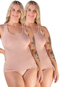 Superfine﻿ 100% Cotton Tank Top - 2 Pack﻿