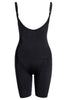 Open Bust Shaping Shorts Bodysuit With Adjustable Straps