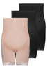 Maternity Underbust Anti Chafing Midi Cotton Shorts - 3 Pack