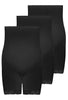 Maternity Underbust Anti Chafing Midi Cotton Shorts - 3 Pack