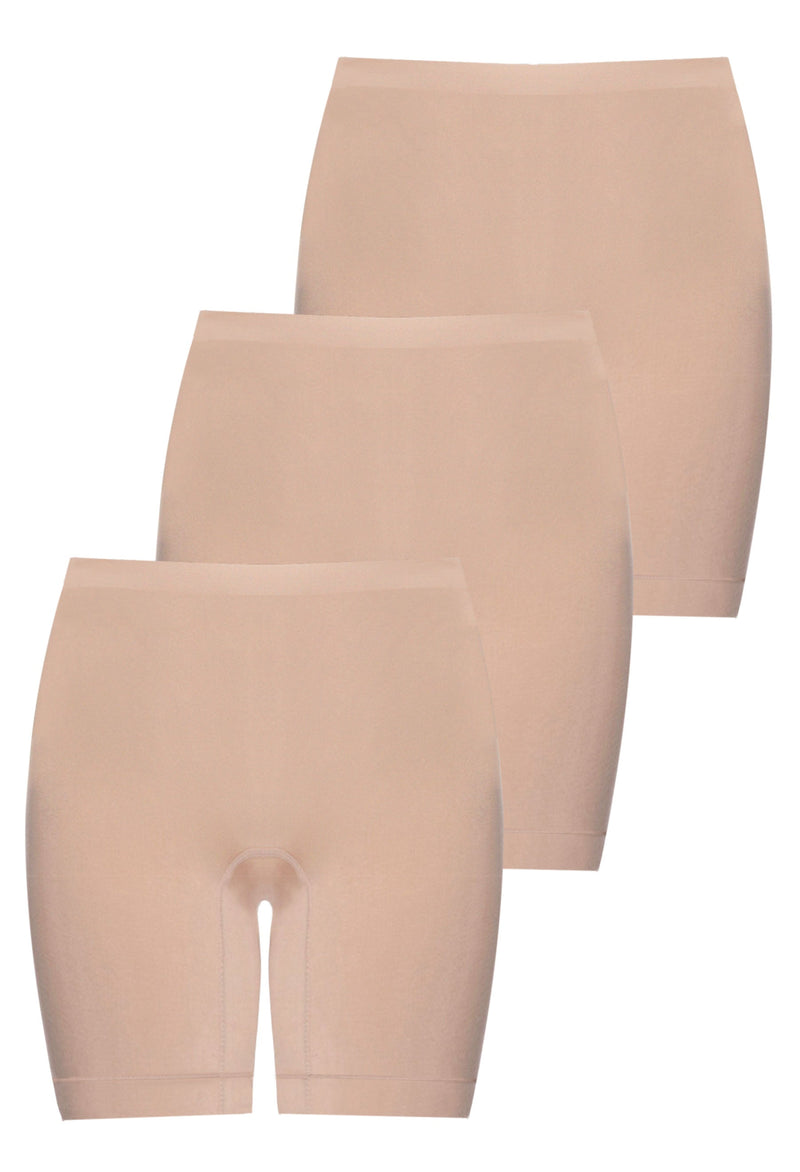 Anti Chafing Midi Cotton Shorts - 3 Pack