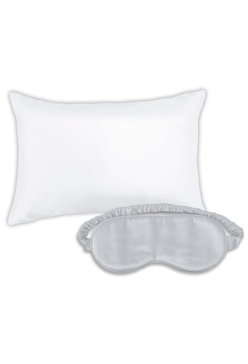 100% Mulberry Silk PillowCase & Eye Mask Set