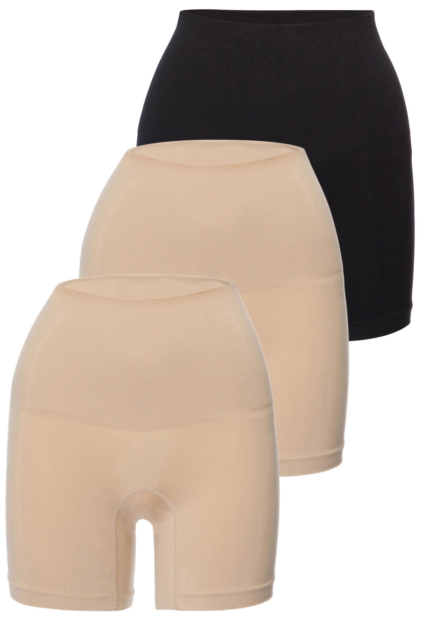 Power Shorts - Shapewear Lingerie (Nude/Black) Size 6 - 20 – B