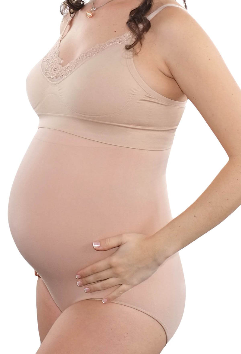 Maternity Underbust Cotton Full Brief - Neutrals 3 Pack