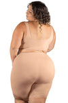 Plus Size Anti Chafing High Rise Long Cotton Rich Shorts