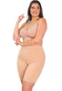 Anti Chafing High Rise Long Cotton Shorts - 3 Pack