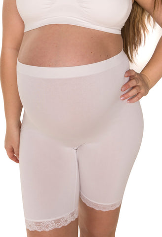 Maternity Underbust Anti Chafing Midi Cotton Shorts