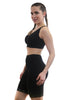 High Rise Long Cotton Thermal Shorts