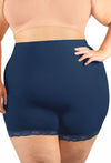 Plus Size Anti Chafing High Rise Petite Cotton Shorts