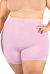 Plus Size Anti Chafing High Rise Petite Cotton Shorts