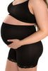 Maternity Anti Chafing High Rise Petite Cotton Shorts