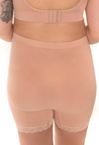 Maternity Anti Chafing High Rise Petite Cotton Shorts