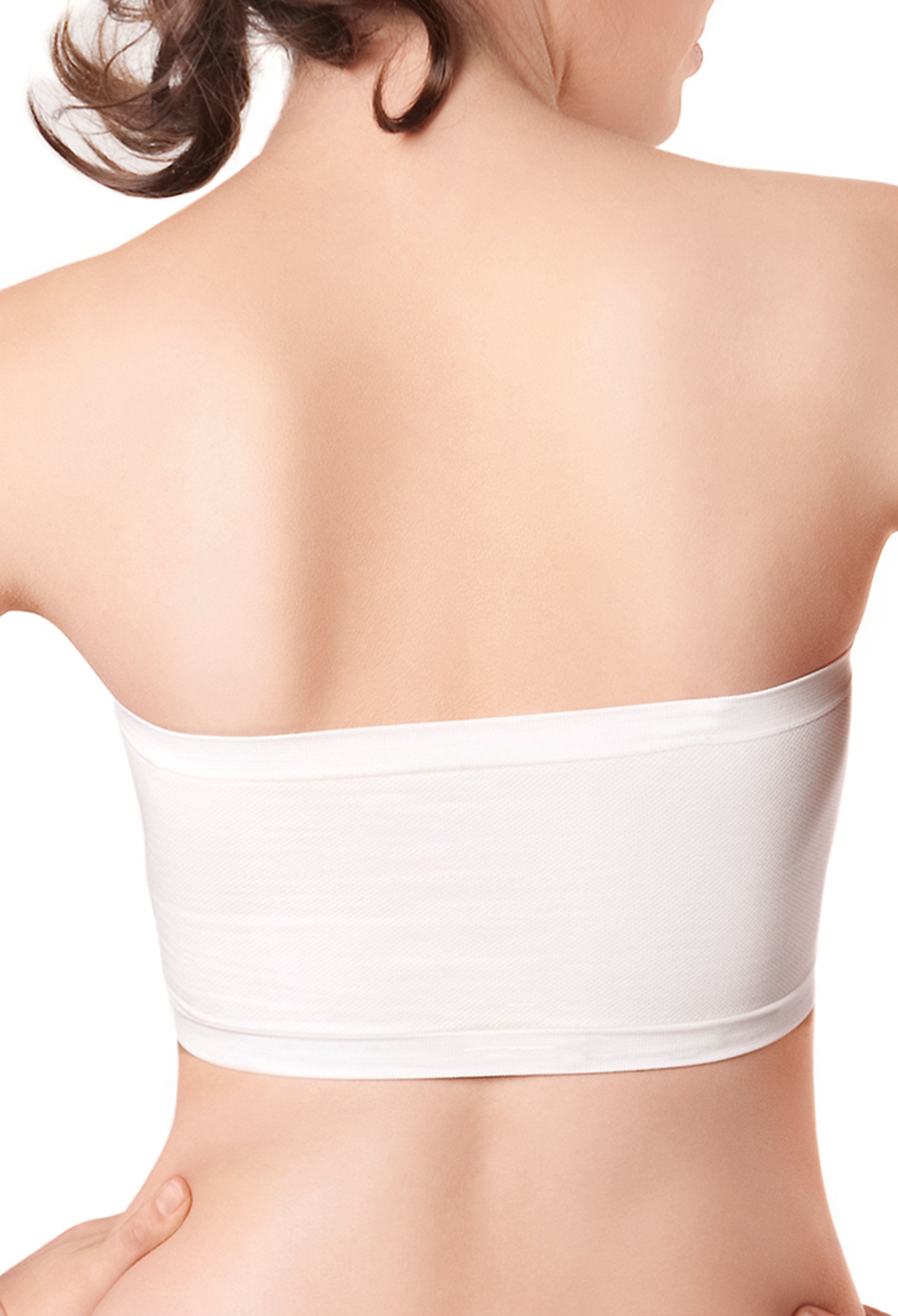 Soft Comfort Padded Bandeau 2 Pack, Clearance