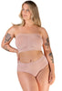 Full Bust Bamboo Strapless Maternity & Nursing Wire Free ﻿Bra - 3 Pack