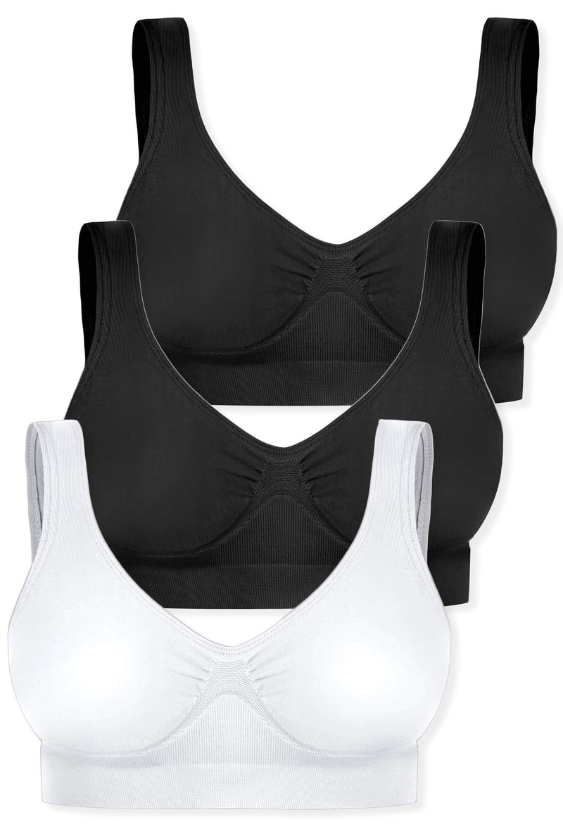 Pregnancy Bamboo Sleep Bra - 3 Pack